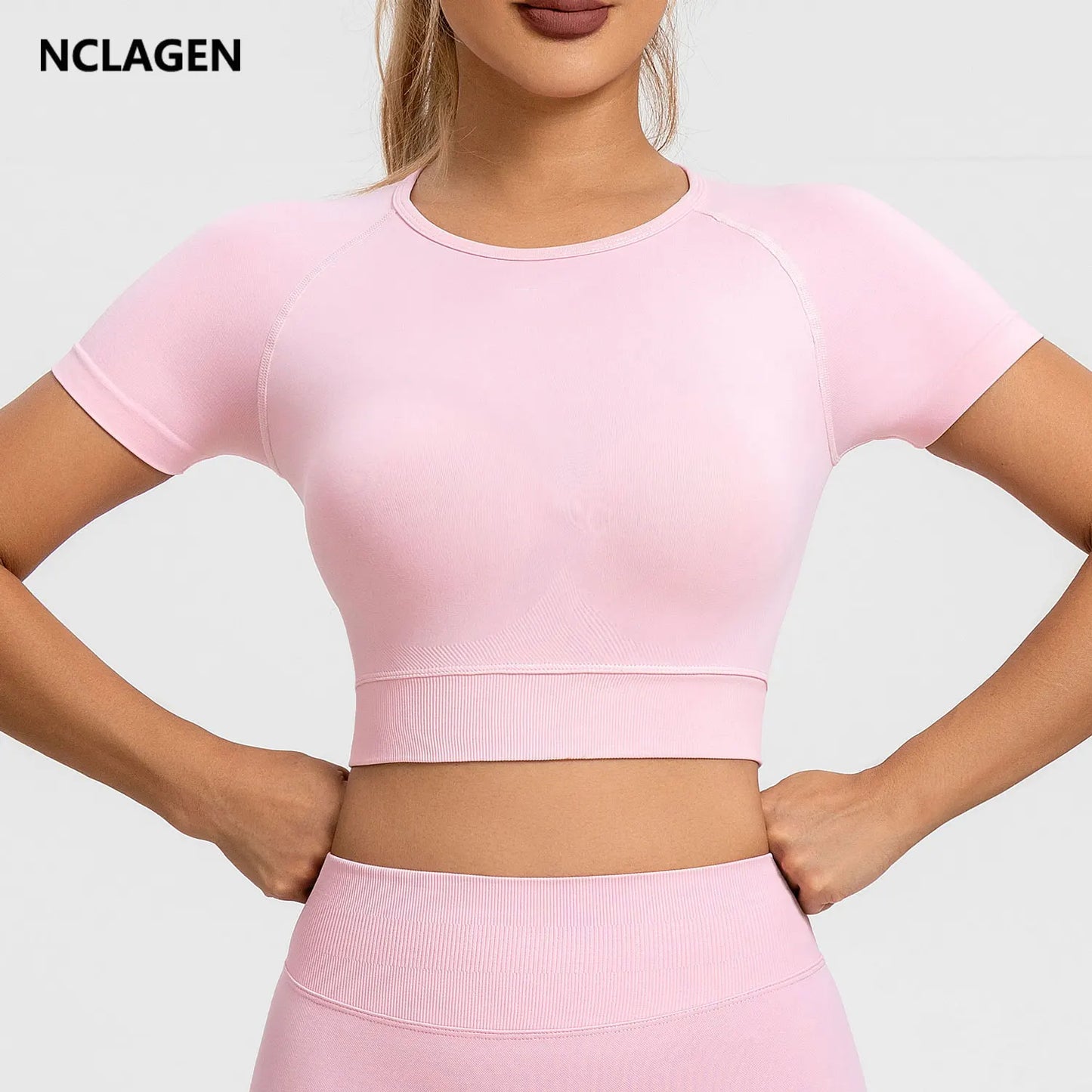 Crop Top Bezszwowy "Seamless Core"