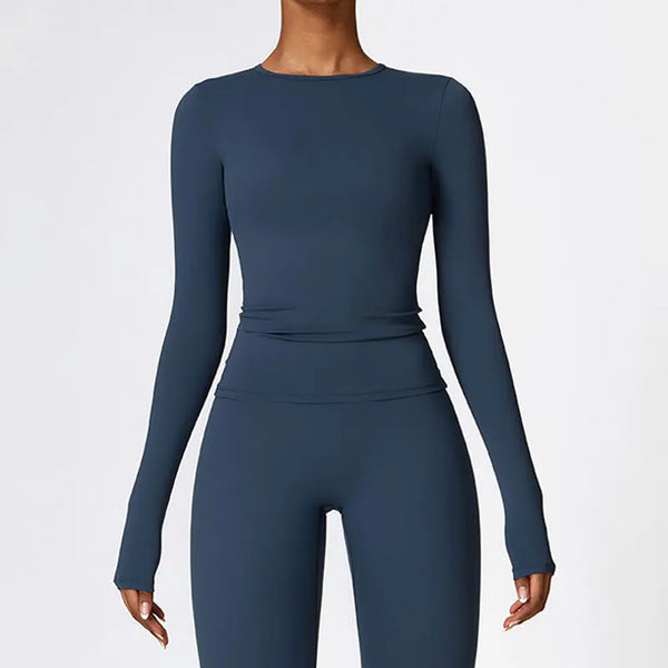 Longsleeve Bezszwowy "Yoga Flow"